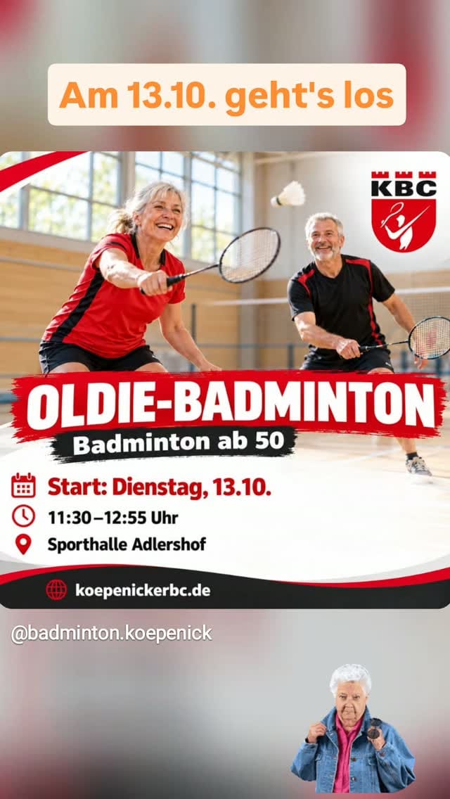 Am 13.10. geht's los