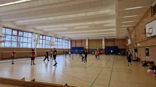 Familien-Badminton