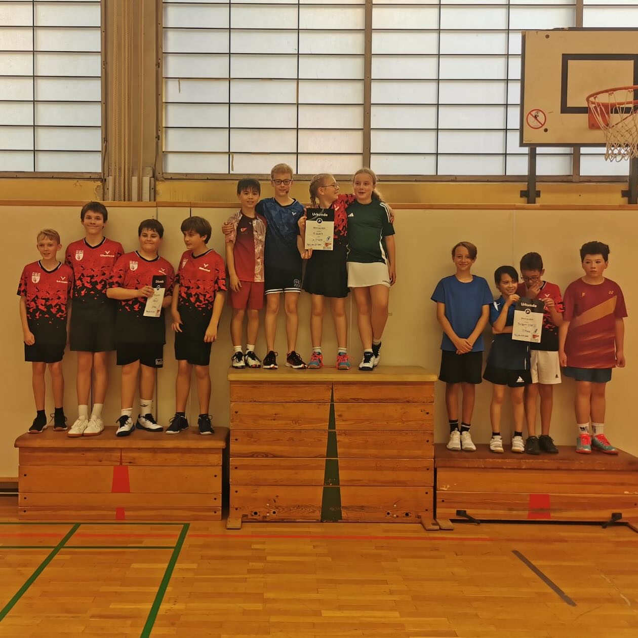 Die KBC-Kids beim U13 Mini-Cup des @bvbb.badminton ⭐️