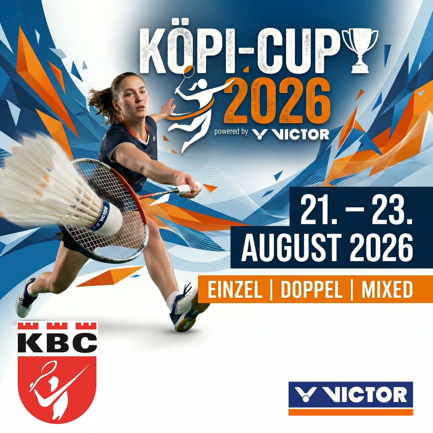 Turnierfoto – Köpi-Cup 2026 powered by VICTOR