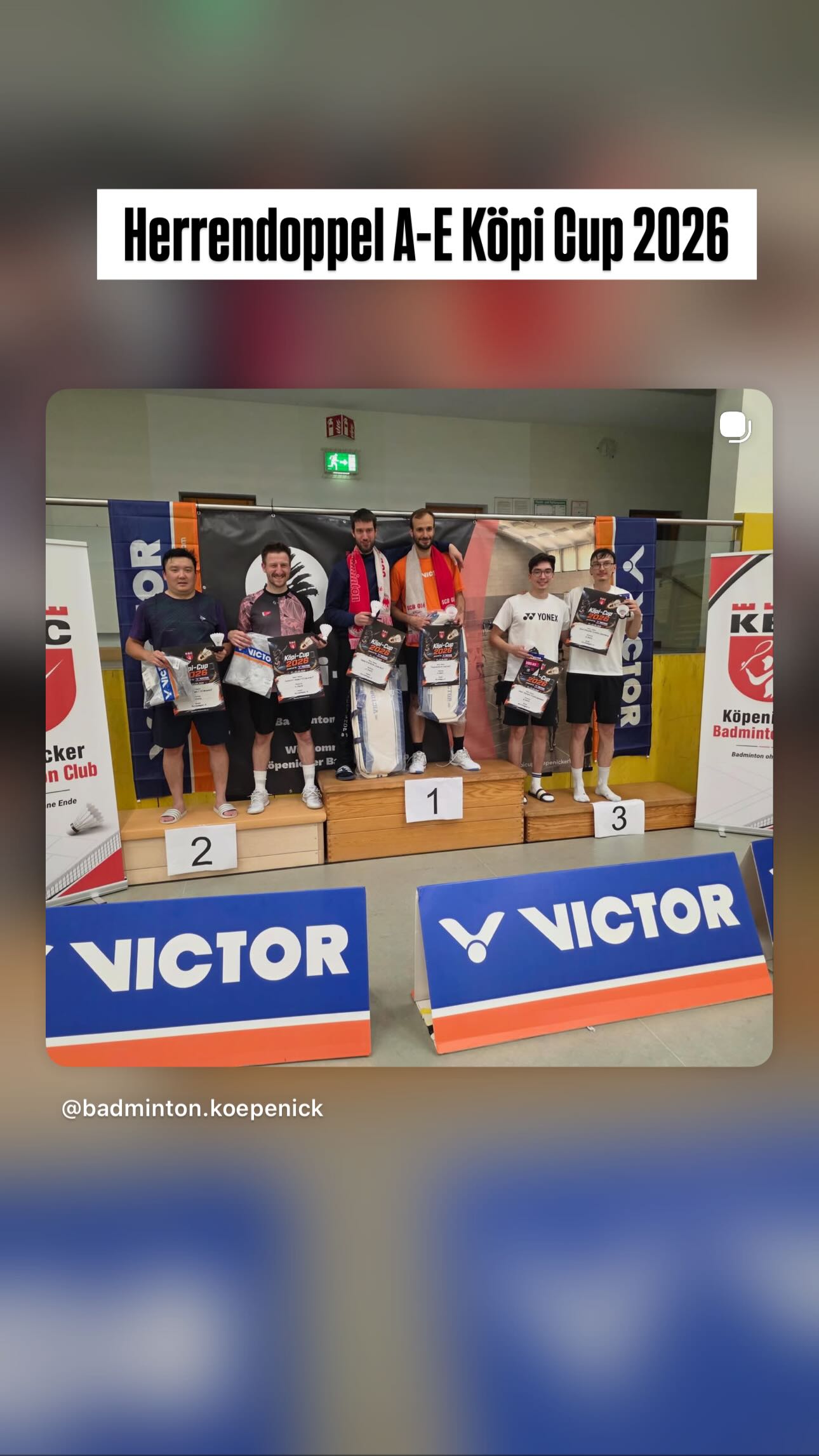 Herrendoppel A-E Köpi Cup 2026