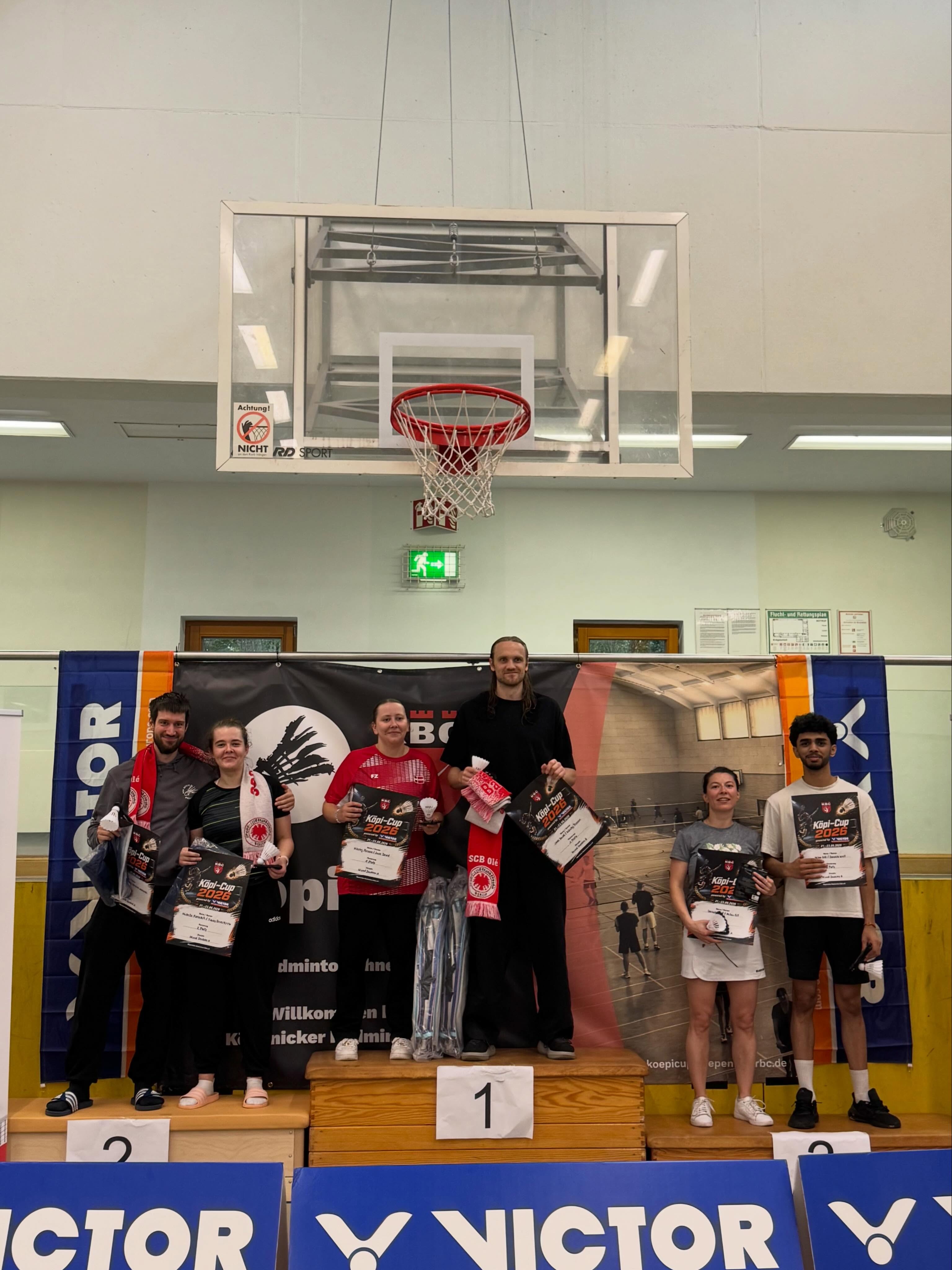 Köpi-Cup 2026: Die Siegerpaare im Mixed A bis E