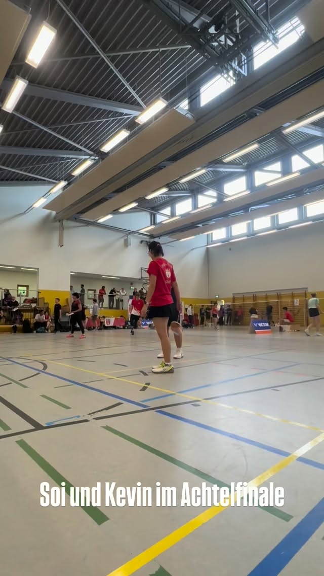 Soi und Kevin im Achtelfinale  @soitaylor  @jjammbong_
