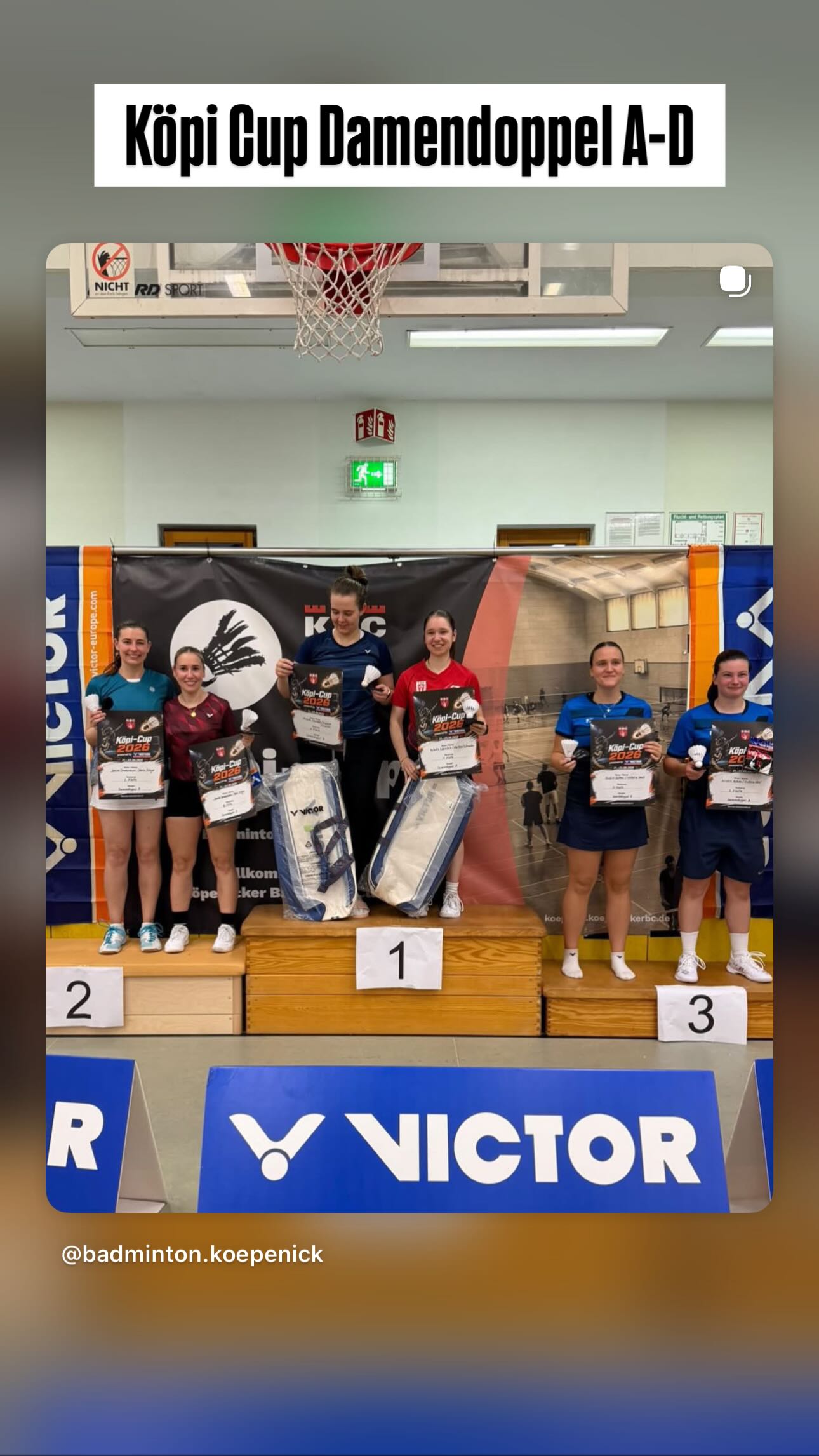 Köpi Cup Damendoppel A-D