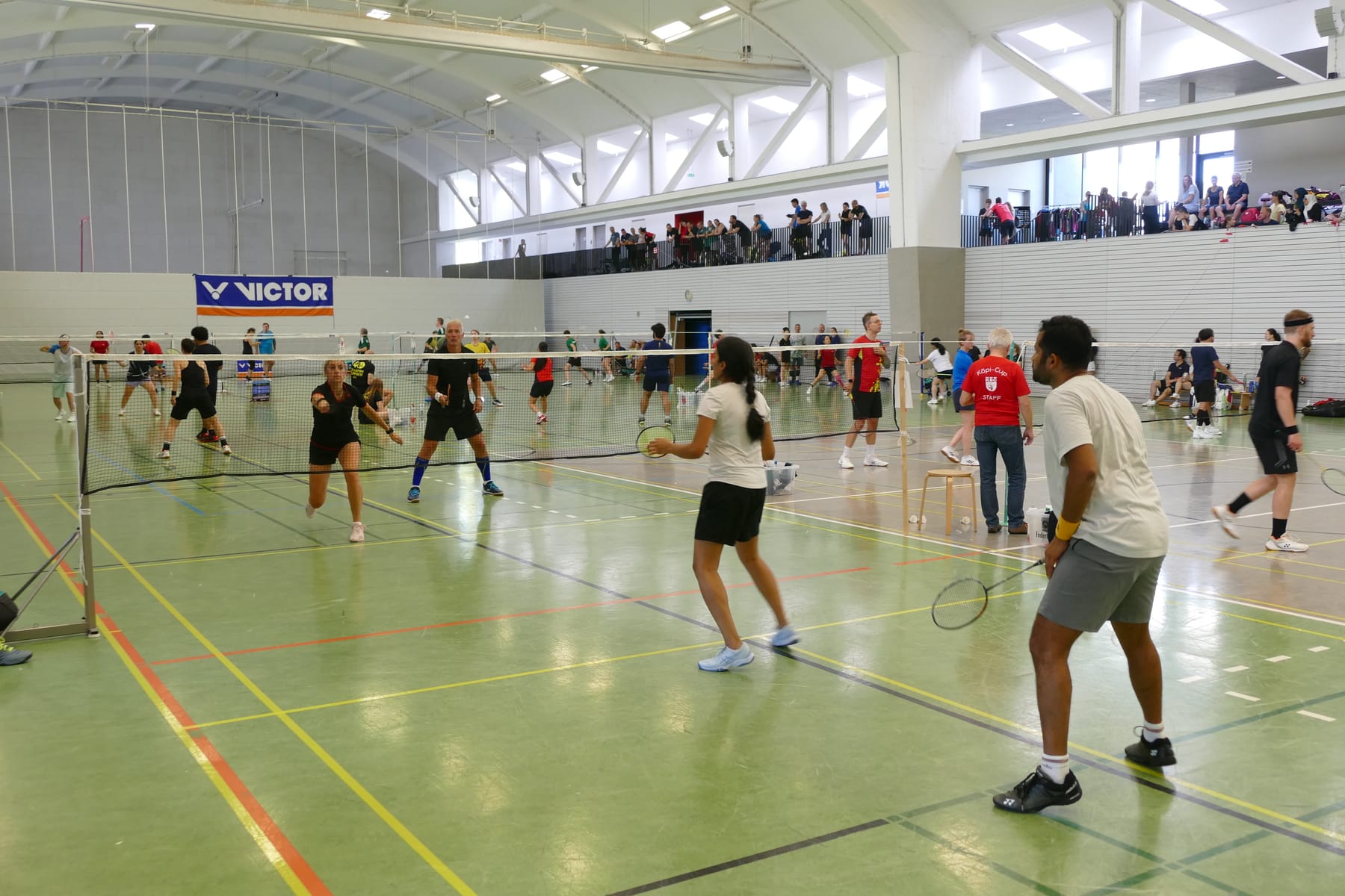Turnierfoto vom Köpi-Cup 2025 powered by VICTOR – Badminton-Turnier des Köpenicker BC