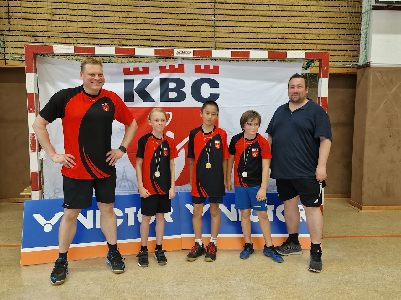 Siegerehrung beim Nachwuchsturnier des Köpenicker BC