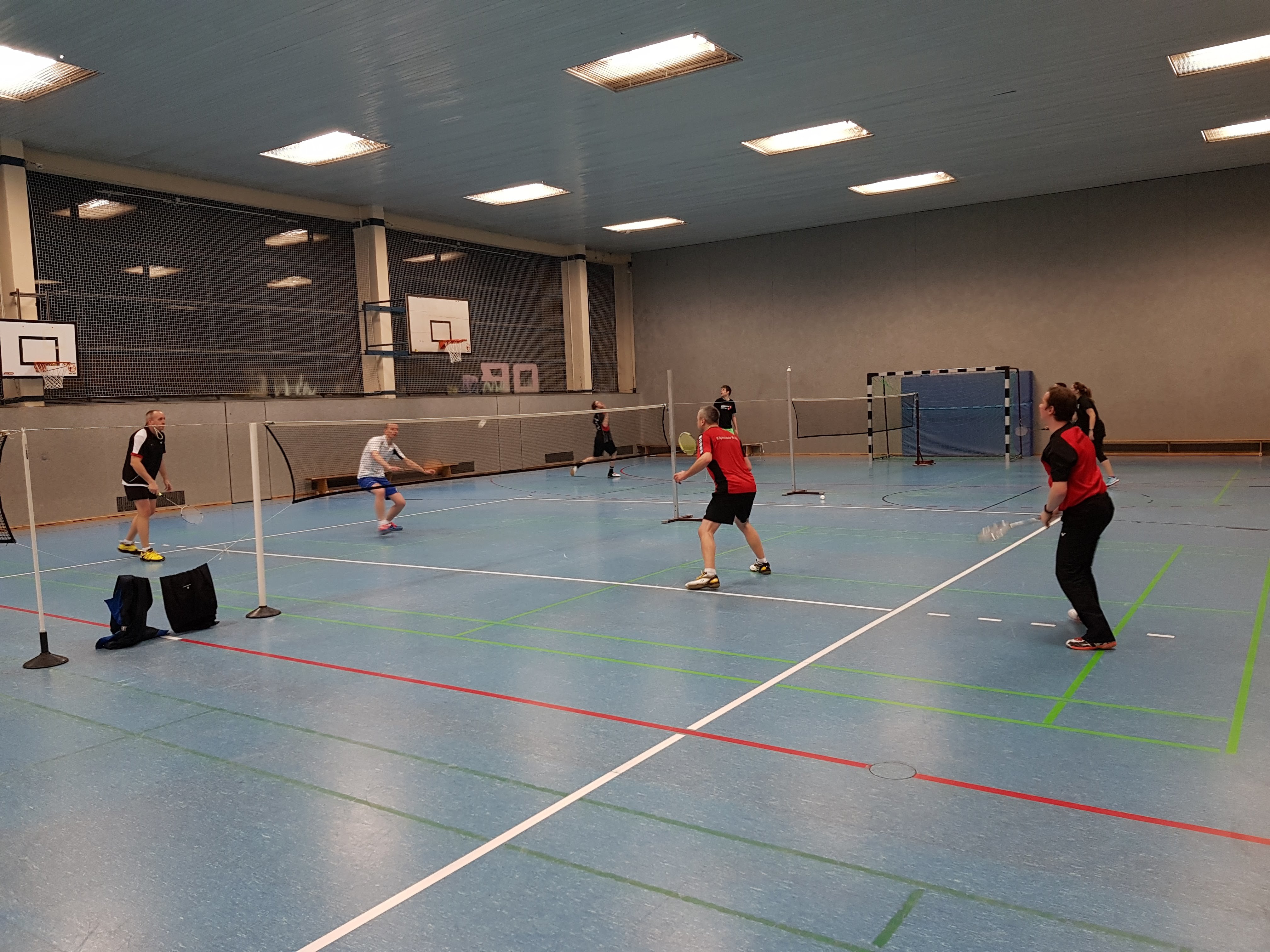 Badminton-Training des Köpenicker BC in Köpenick