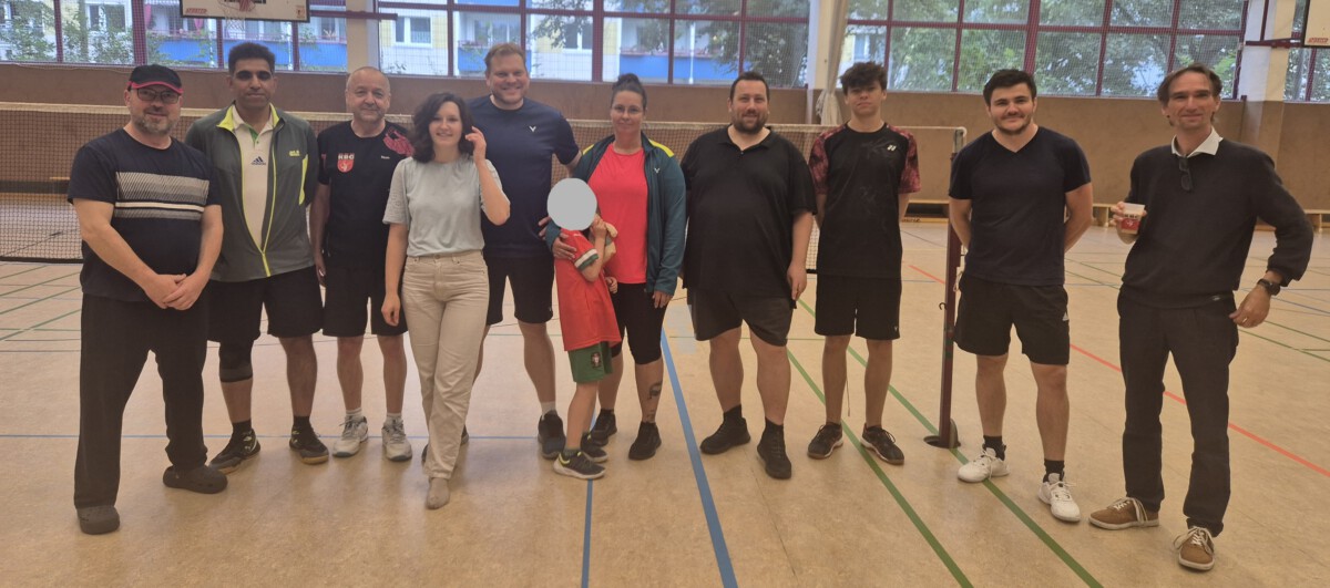 Das Trainerteam der Kinder- und Jugendabteilung des Köpenicker BC (Sommer 2025)