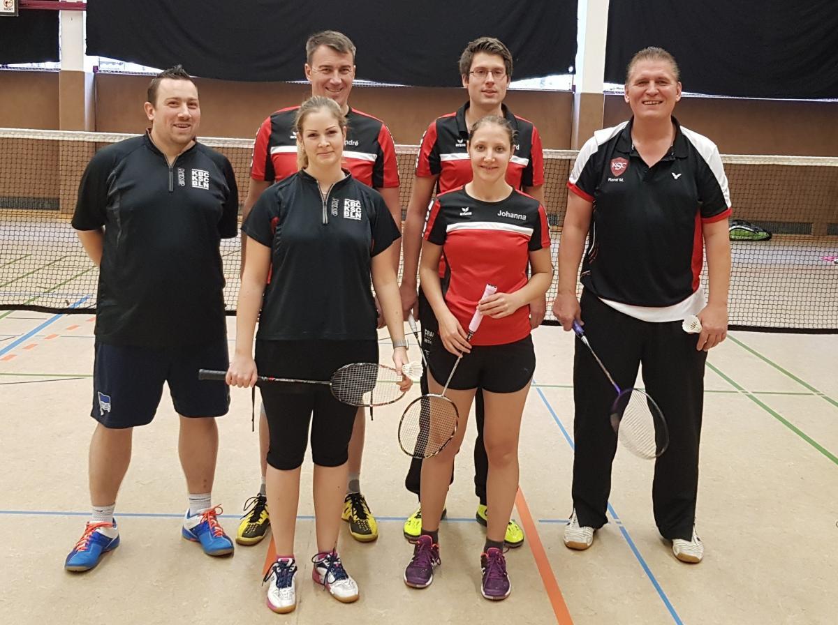 1. Mannschaft Saison 2017/2018 Köpenicker Badminton Club e.V.