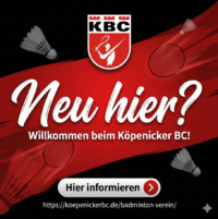 Neu hier im Badminton Verein für Köpenick und Karlshorst