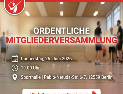 Einladung zur Ordentlichen Mitgliederversammlung am 25.06.2026, 19 Uhr