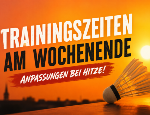 Trainingszeiten am Wochenende bei Hitze in Köpenick und Karlshorst